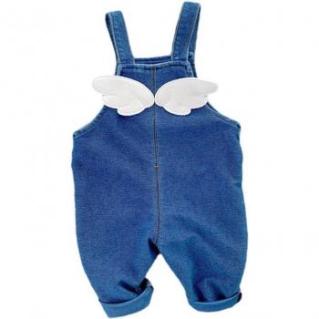 Baby Girls 3D Wing Overalls