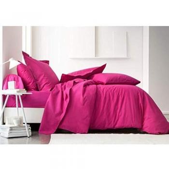 Coton bleu nuit myrtille 190x90