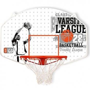 New Port 16NY Basketball Backboard, White/Grey/Orange, Size 34