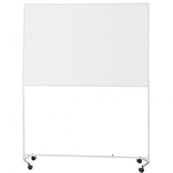 Lavagna bianca mobile Eurokraft Basic 150x100 cm