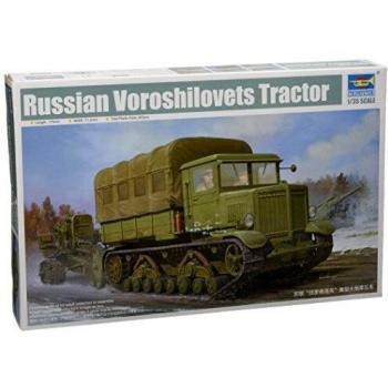 Maquette de Tracteur Lourd Soviétique Voroshilovets 1941 – Trumpeter