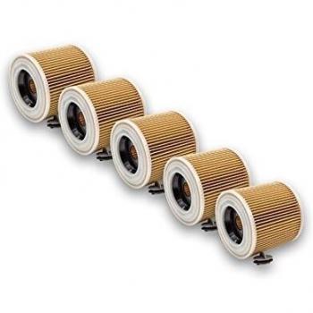 Vhbw 5x Filtri per Aspirapolvere Professionale Kärcher NT 27/1 e NT 48/1