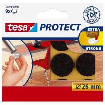 Tesa Filzgleiter 57894‑00001‑00 – 26 mm Brown Surface Protector