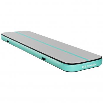 Tapis d’exercices AeroGrip 400 × 100 × 20 cm – 170 kg – Gris/Vert