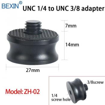 Monopode Tête Sphérique Adapter DSLR 1/4–3/8 Aluminium