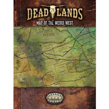 Deadlands Map of the Weird West RPG