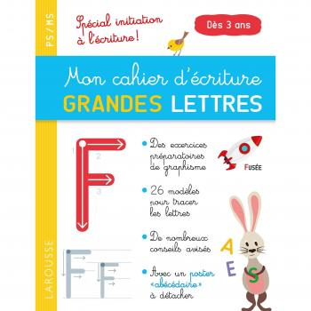 Mon cahier d'écriture GRANDES LETTRES dès 3 ans