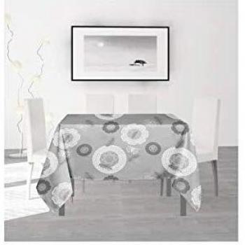 Polyester Nappe Gris 180 × 180 cm, Soleil d’Ocre