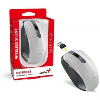 Mouse Genius NX-8008s Bianco e Grigio