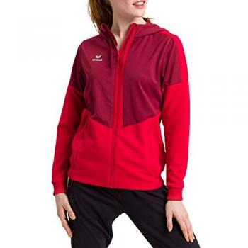 Kapuzenjacke Frau Erima Training Violet 40