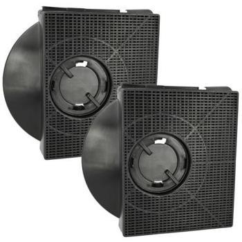 Vhbw 2× Carbon Filters for Elica CHACC138 and Brera GRX/Hood Series