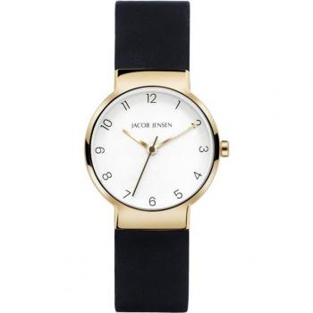 Jacob Jensen Damen Uhr Titan Gold D. 29 mm