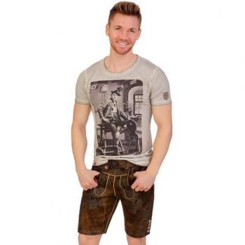 MarJo Herren Trachtenlederhose