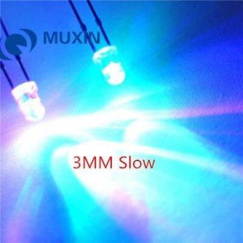100PCS ROHS Compliant 3MM RGB 7 Color LED