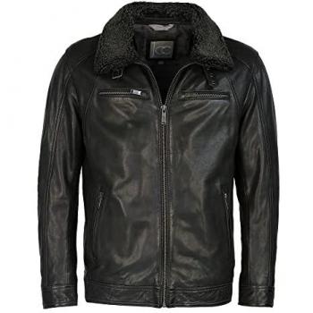 JCC Herren Lederjacke Anthrazit 54
