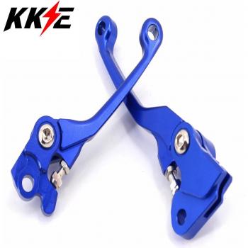 CNC Blue Billet Brake Clutch Levers for KX250F 2005 KX450F 2006