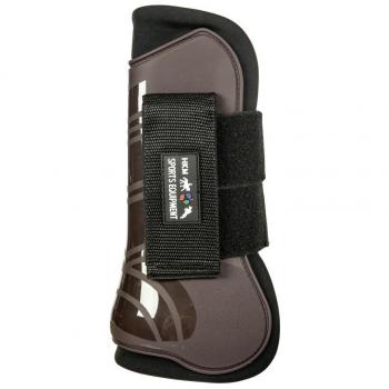 HKM Genua Deep Brown/Black Pony Fetlock Protection Boots