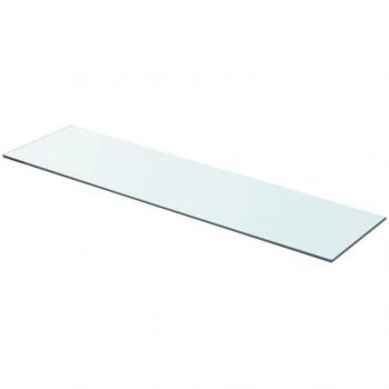 Panneau en verre pour étagère 80 x 20 cm