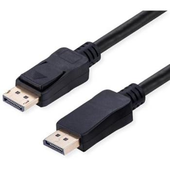 VALUE 2m DisplayPort Kabel, 16K, Männlich zu Männlich, schwarz