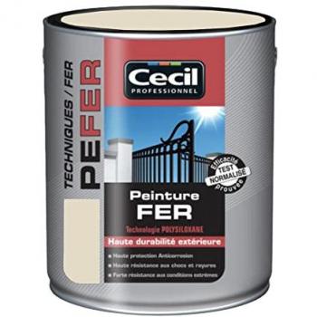 Peinture Fer Cécil Pro Ivoire 2500 ml