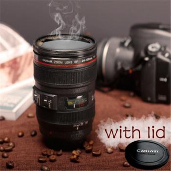 Cute Camera Design Mug with Lid 400ml