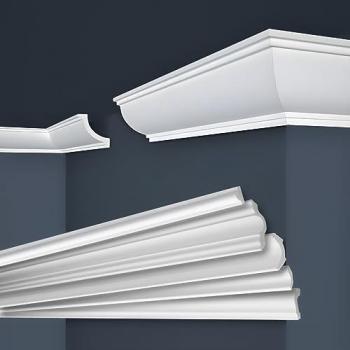 Moulure en Stuc Blanc 2m