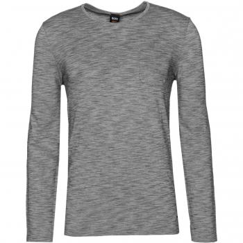 Grau Langarmshirt Terra Herren Boss Orange