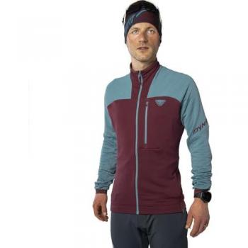 Dynafit Speed Polartec „Schnell“ Fleece‑Jacke, Granatrot/Blau – XXL
