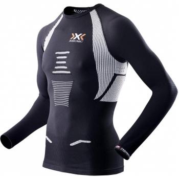 Camiseta de deporte X-Bionic para hombre, multicolor (blanco / negro), talla XL