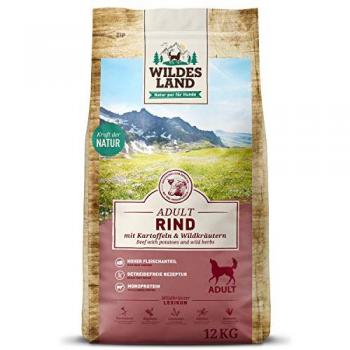 Wildes Land Rind Hundetrockenfutter WL Rind 12kg Hundetrockenfutter