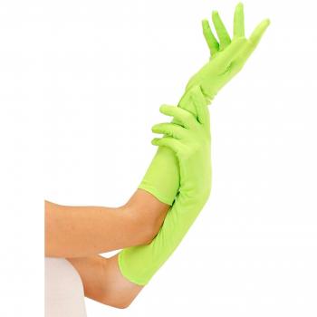 Widmann Karneval Neon‑Handschuhe, lange Variante