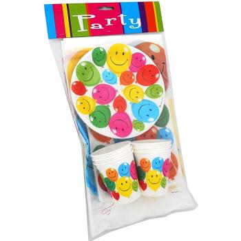Paquete LolliZ Alegre: 6 Tazas, Platos y Accesorios