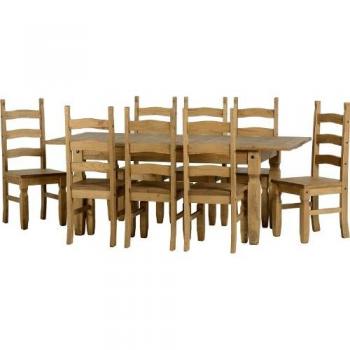 Seconique Corona Extending Dining Set (1+8)