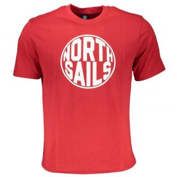 Red Cotton Logo Print T-Shirt