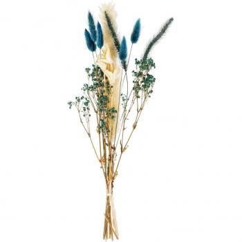 Fiori secchi Benjiro 44 cm beige/turchese