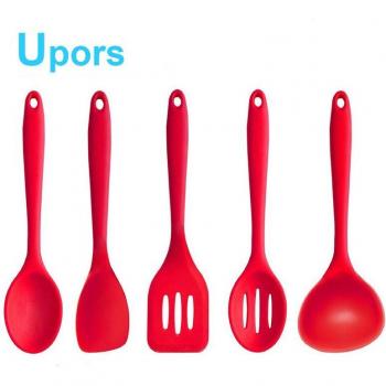 Set d'outils de cuisine en silicone, 5 pièces