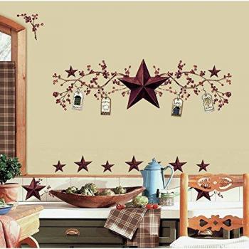 RoomMates RMK1276SCS – Autocollants Muraux Étoiles & Baies – 45,7 cm