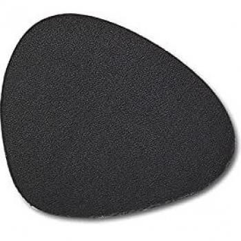 Sottobicchieri in Vetro Zeller, 6 Pezzi, Colore Nero