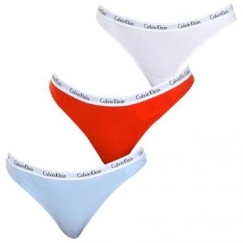 Lot de 3 tongs CALVIN KLEIN en couleurs ROUGE, BLEU et BLANC M