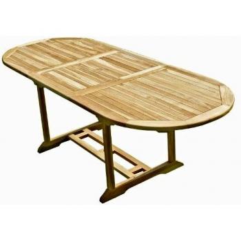 MAHUI 8-10 Places Table de Jardin en Teck