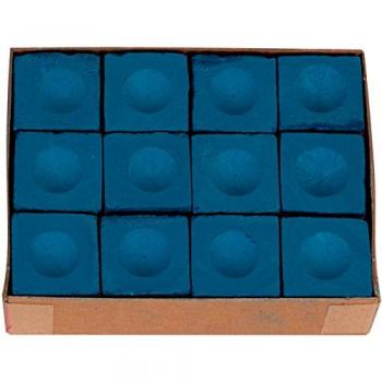 Accessoire de billard MASTER craie bleue 12 pièces