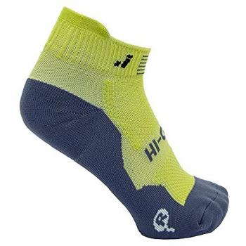 Calcetines Running Hi-Cool Joluvi 2 Pares Unisex Amarillo Neón/Carbón