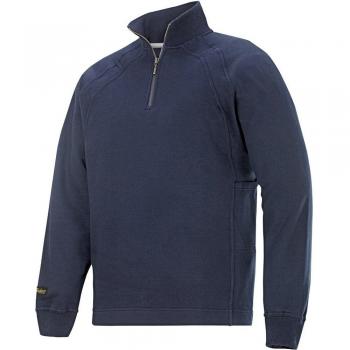 Snickers 2813 Men's 1/2 Zip Sweatshirt with Multi-Pockets in Navy XL