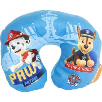Cuscino Collo Bambino Da Viaggio Blu Boy, Con Cani
