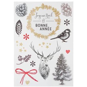 Décoration de fenêtre 41 cm – Sticker Pop PVC multi‑couleurs