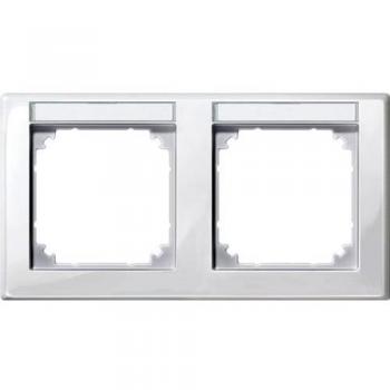 M‑Smart Finishing Plate 471219 – Dual‑label, white gloss mounting