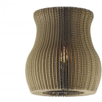 Lampada HELL Layer in cartone curvato