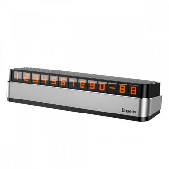 Baseus Silver Auto Number Plate Sign