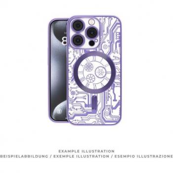 Prio modische Handyhülle MAG für iPhone 16 (6,1 Zoll) in lila