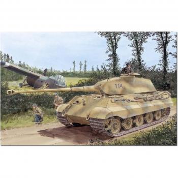 World War II King Tiger Porsche Turret 1/72 Plastic Model DR7231